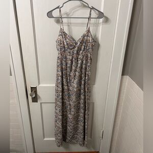H&M Blue Floral Maxi Dress